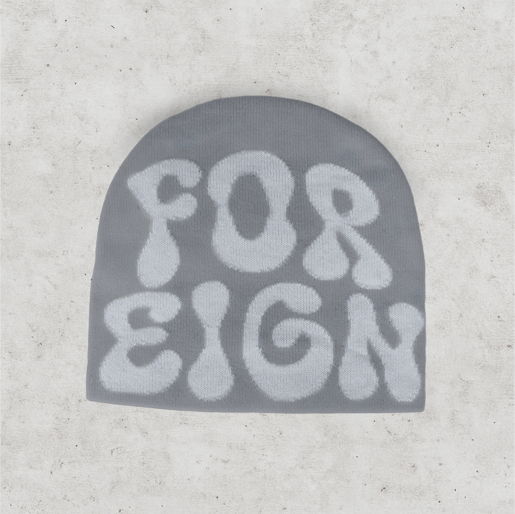 Skull  Beanie Cool Grey